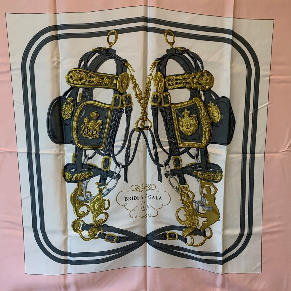 Hermes Brides de Gala silk scarf